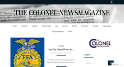 Desktop Screenshot of colonelnews.com