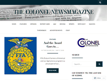 Tablet Screenshot of colonelnews.com